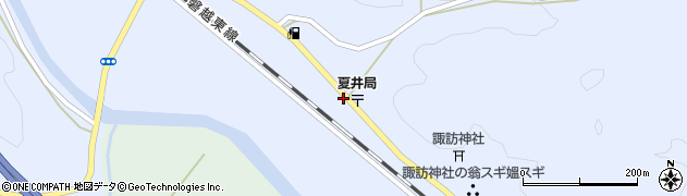福島県小野町（田村郡）夏井（午天王）周辺の地図