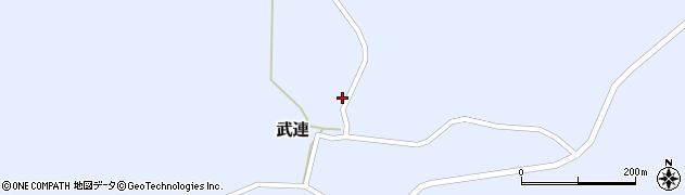 石川県鳳珠郡能登町武連ワ周辺の地図