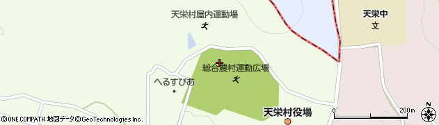 福島県岩瀬郡天栄村下松本日向周辺の地図
