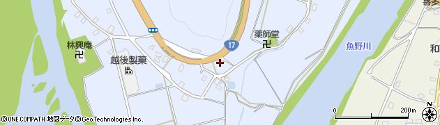 新潟県長岡市川口中山557周辺の地図