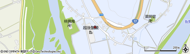 新潟県長岡市川口中山301周辺の地図
