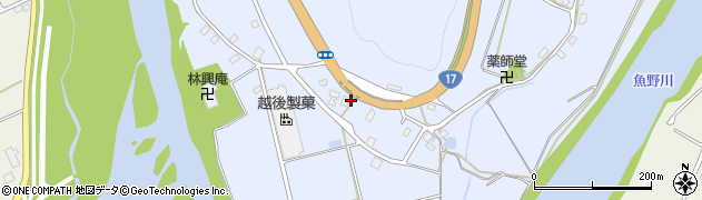 新潟県長岡市川口中山523周辺の地図