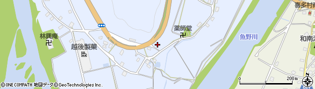 新潟県長岡市川口中山556周辺の地図
