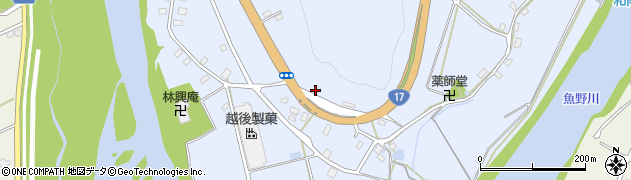 新潟県長岡市川口中山周辺の地図