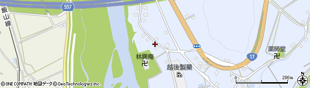 新潟県長岡市川口中山271周辺の地図