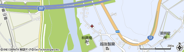 新潟県長岡市川口中山183周辺の地図