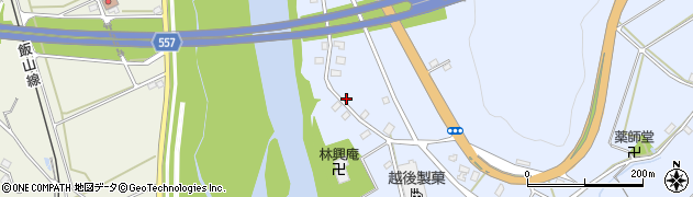 新潟県長岡市川口中山179周辺の地図