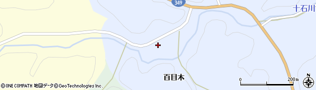 福島県小野町（田村郡）夏井（百目木）周辺の地図