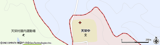 天栄村立天栄中学校周辺の地図