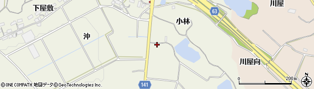 福島県須賀川市日照田作田周辺の地図