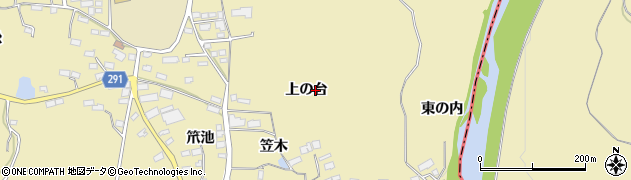 福島県須賀川市岩渕上の台周辺の地図