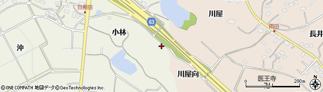 福島県須賀川市日照田小林周辺の地図