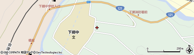 福島県下郷町（南会津郡）中妻（下中平甲）周辺の地図