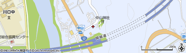 新潟県長岡市川口中山88周辺の地図