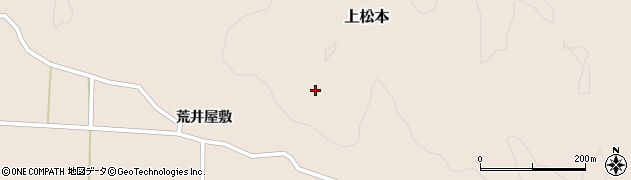 福島県岩瀬郡天栄村上松本所観山周辺の地図
