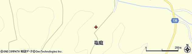 福島県田村郡小野町塩庭畑ノ作周辺の地図