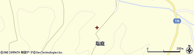 福島県小野町（田村郡）塩庭（畑ノ作）周辺の地図