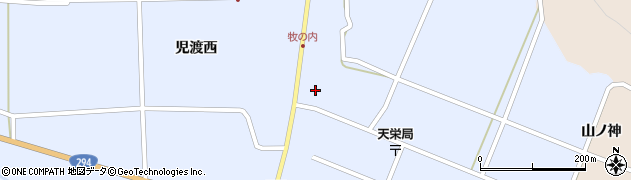 福島県岩瀬郡天栄村牧之内児渡周辺の地図