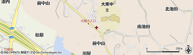 福島県須賀川市雨田後中山151周辺の地図