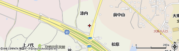 福島県須賀川市日照田（漆内）周辺の地図