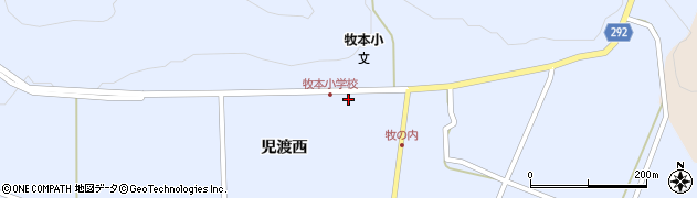 福島県岩瀬郡天栄村牧之内女神周辺の地図