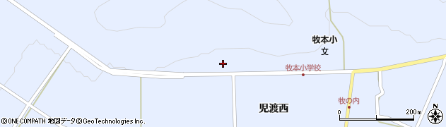 福島県天栄村（岩瀬郡）牧之内（日向山）周辺の地図