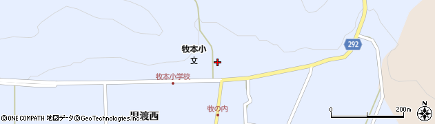 福島県天栄村（岩瀬郡）牧之内（文舎）周辺の地図