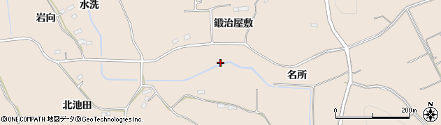 福島県須賀川市雨田周辺の地図