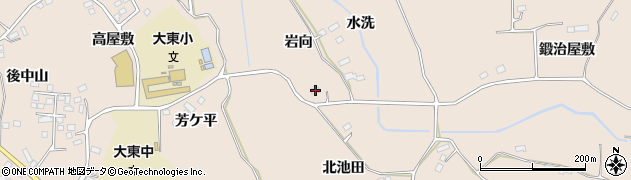 福島県須賀川市雨田岩向16周辺の地図