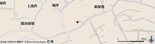 福島県須賀川市雨田（塊坪）周辺の地図