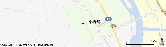 福島県南会津町（南会津郡）小野島周辺の地図
