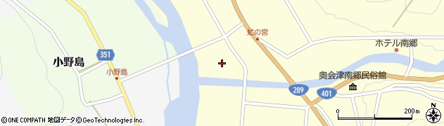 福島県南会津町（南会津郡）界（十分取）周辺の地図
