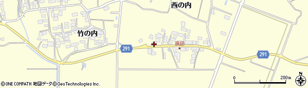 福島県須賀川市泉田西の内42周辺の地図