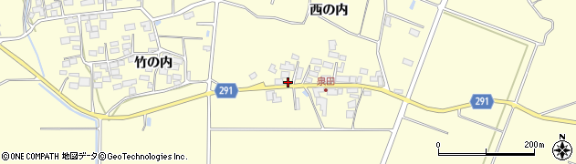 福島県須賀川市泉田西の内64周辺の地図