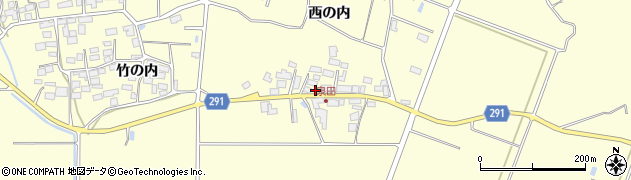 福島県須賀川市泉田西の内108周辺の地図