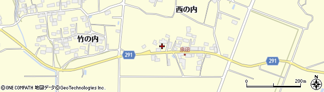福島県須賀川市泉田西の内96周辺の地図