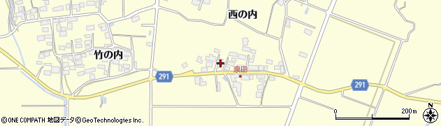 福島県須賀川市泉田西の内99周辺の地図