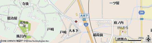 福島さくら農業協同組合　楢葉支店周辺の地図
