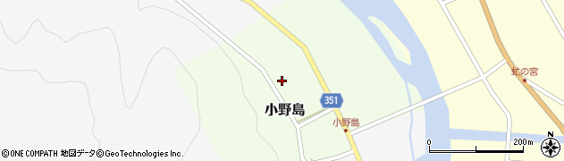 福島県南会津町（南会津郡）小野島（内堀）周辺の地図