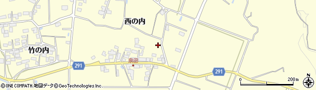 福島県須賀川市泉田西の内118周辺の地図