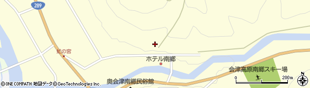 福島県南会津町（南会津郡）界（猛の入）周辺の地図