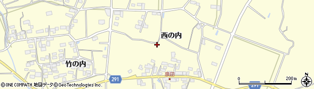 福島県須賀川市泉田西の内80周辺の地図