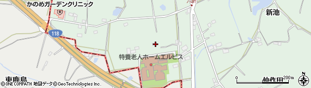 福島県須賀川市和田沓掛周辺の地図