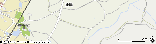 福島県鏡石町（岩瀬郡）鹿島周辺の地図