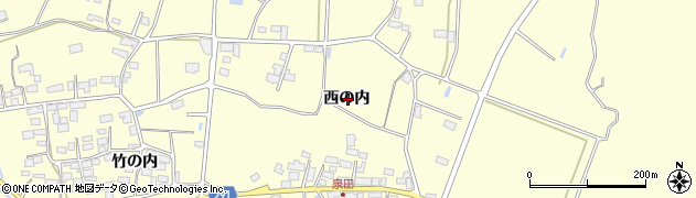 福島県須賀川市泉田西の内周辺の地図