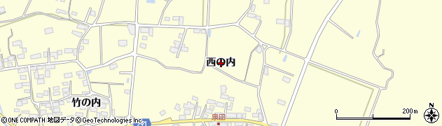 福島県須賀川市泉田（西の内）周辺の地図