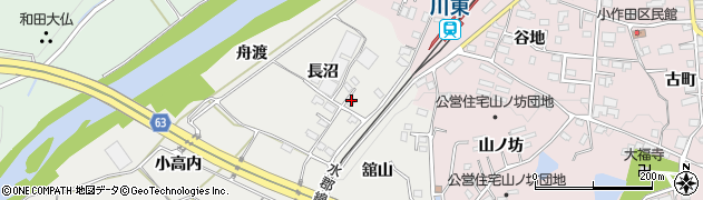 福島県須賀川市市野関（長沼）周辺の地図