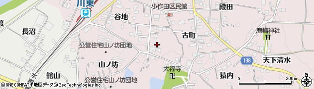 福島県須賀川市小作田（竹ノ花）周辺の地図