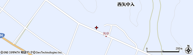 福島県天栄村（岩瀬郡）牧之内（矢中）周辺の地図