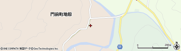 石川県輪島市門前町地原（リ）周辺の地図